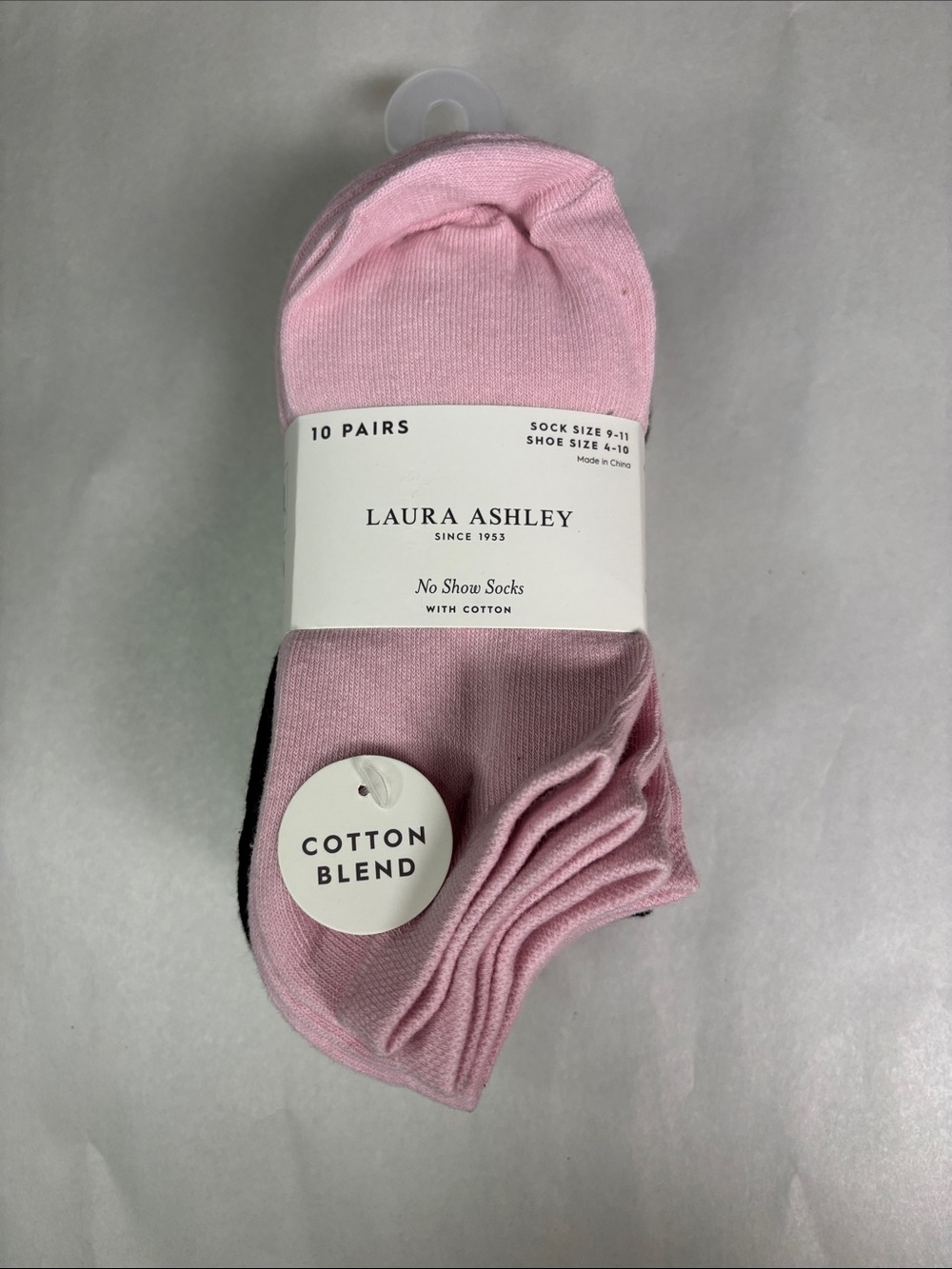 New Laura Ashley Socks Women’s 10 Pair Multicolor No Show Socks Casual Active